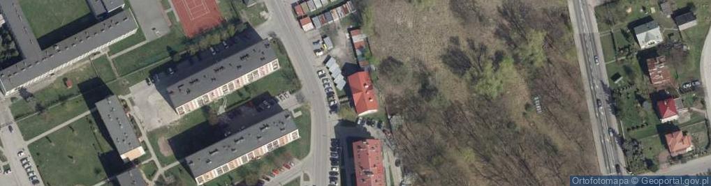 Zdjęcie satelitarne Spółdzielnia Mieszkaniowa w Dąbrowie Tarnowskiej