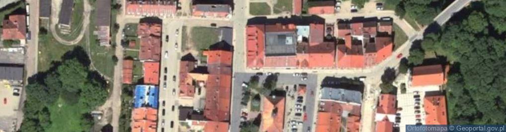 Zdjęcie satelitarne Spółdzielnia Mieszkaniowa Warmianka w Reszlu