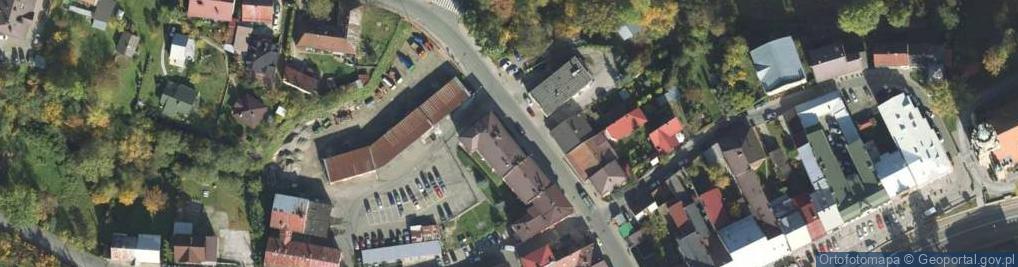Zdjęcie satelitarne Spółdzielnia Mieszkaniowa Zacisze w Grybowie