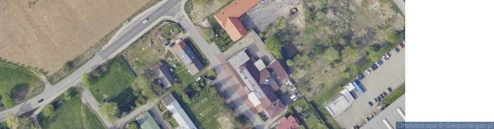 Zdjęcie satelitarne Spółdzielnia Mleczarska w Bażanowicach