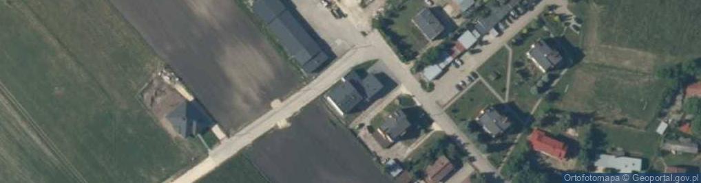 Zdjęcie satelitarne Spółdzielnia Usług Rolniczych w Wiślicy z Siedzibą w Gorysławicach