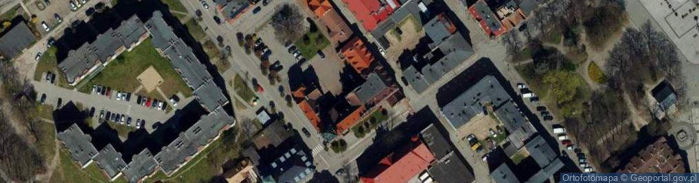 Zdjęcie satelitarne Społeczny Komitet Budowy Pomnika Jana Pawła II w Lęborku