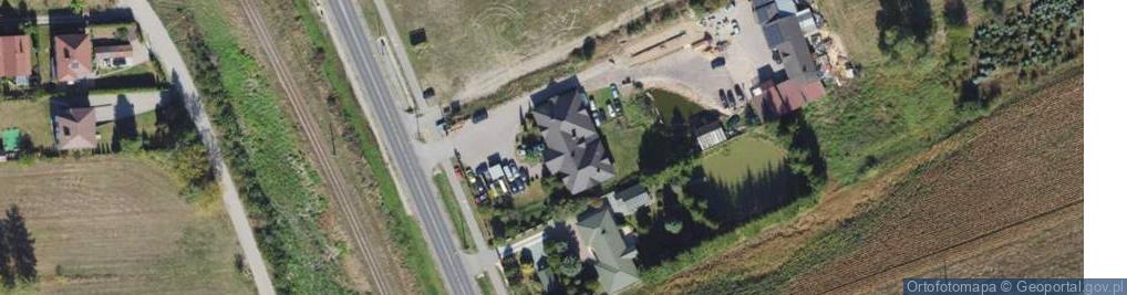 Zdjęcie satelitarne Sprzedaż Detaliczna Paliw Kinga Miłkowska