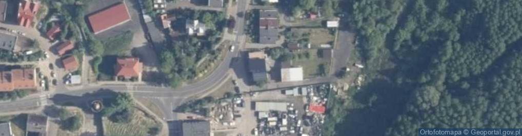 Zdjęcie satelitarne Sprzedaż Hurtowa i Detaliczna Artykułów Spożywczych i Przemysłowych Eugeniusz Nykiel
