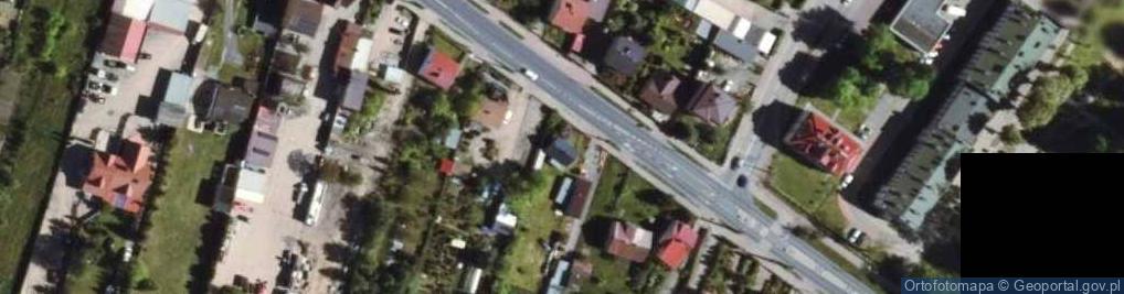 Zdjęcie satelitarne Sprzedaż Opon i Części Samochodowych