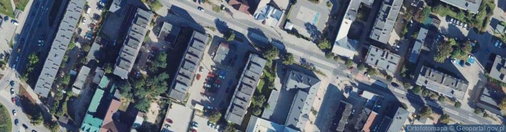 Zdjęcie satelitarne Środkowoeuropejskie Stowarzyszenie Społeczno Kulturalne Środek