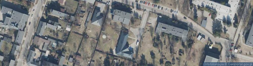 Zdjęcie satelitarne Środowiskowy Dom Samopomocy w Aleksandrowie Łódzkim