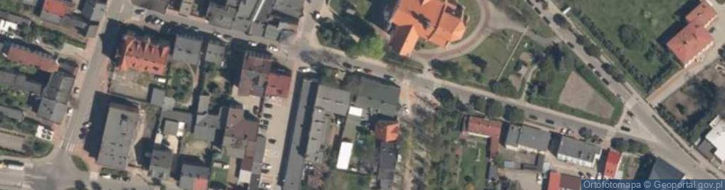 Zdjęcie satelitarne Środowiskowy Dom Samopomocy w Łasku