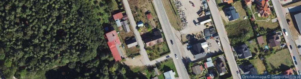 Zdjęcie satelitarne Stacja Kontroli i Obsługi Pojazdów Margut Dorota Gutowska- Wspólnik Spółki Cywilnej