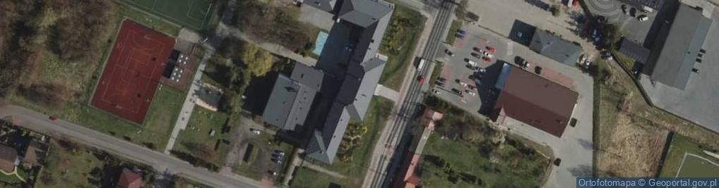Zdjęcie satelitarne Stowarzyszenie Absolwentów i Przyjaciół Zespołu Szkół im Tadeusza Kościuszki w Żarkach