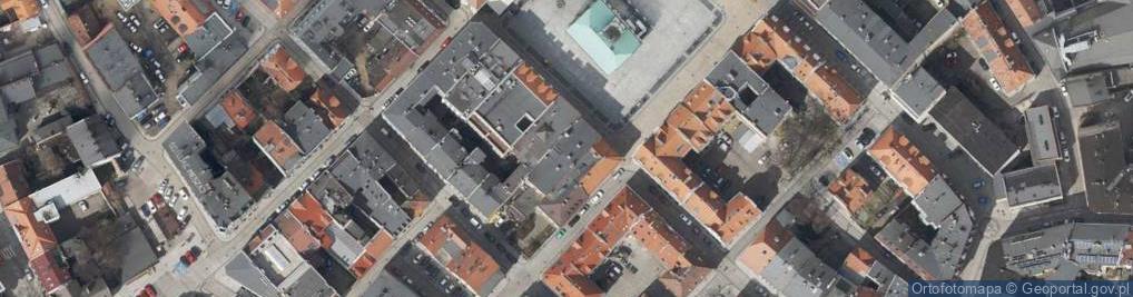 Zdjęcie satelitarne Stowarzyszenie do Spraw Odszkodowań Byłym Politycznym Więźniom Hitlerowskich Obozów Koncentracyjnych z Siedzibą w Gliwicach