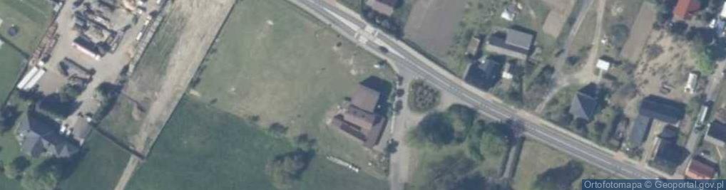 Zdjęcie satelitarne Stowarzyszenie Edukacyjne Na Rzecz Rozwoju Wsi Mostno Więcław Łazy i Barnówko Nasza Szkoła