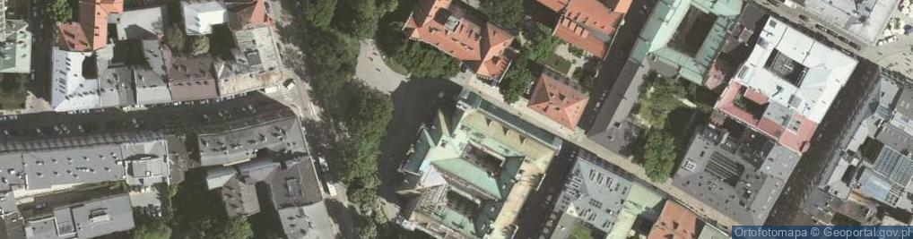 Zdjęcie satelitarne Stowarzyszenie Krakowski Ośrodek Kultury Studenckiej pod Jaszczurami