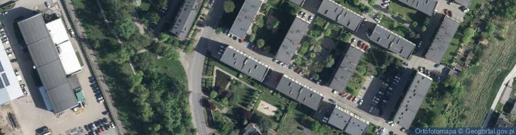 Zdjęcie satelitarne Stowarzyszenie Kulturalno Muzyczne 1 Maja w Wodzisławiu Śl