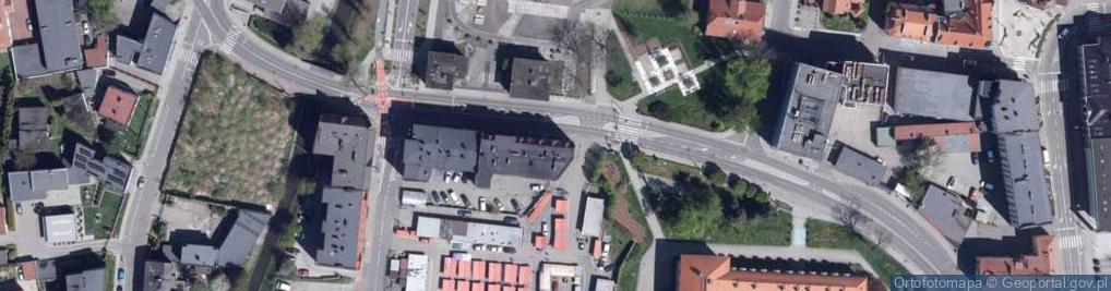 Zdjęcie satelitarne Stowarzyszenie Kupców Targowych Miasta Rybnika