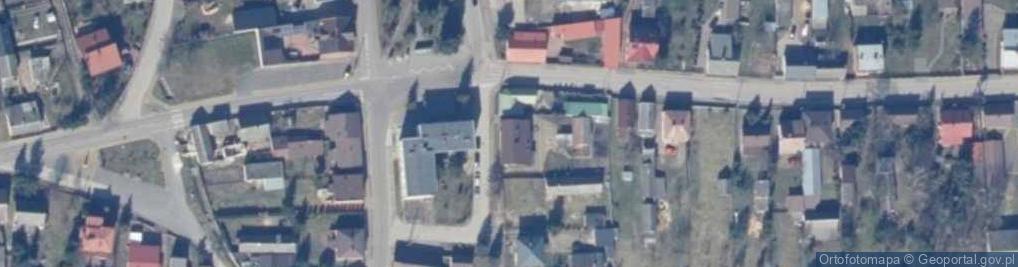 Zdjęcie satelitarne Stowarzyszenie Miłośników Ziemi Kazanowskiej