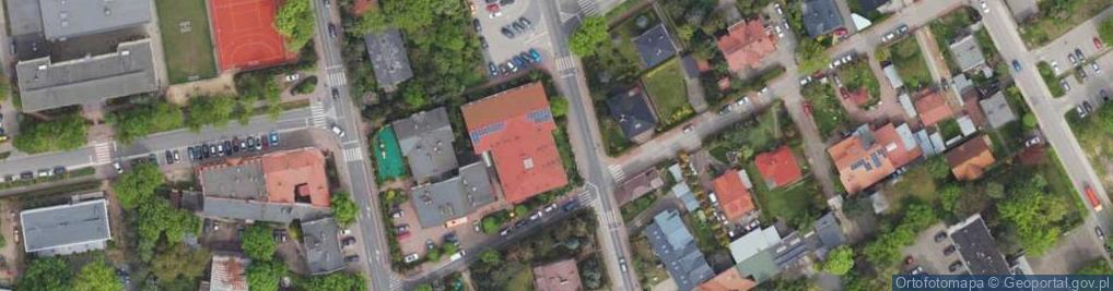 Zdjęcie satelitarne Stowarzyszenie Przyjazna Szkoła przy Zespole Szkół im Hipolita Szczerkowskiego w Grodzisku Mazowieckim