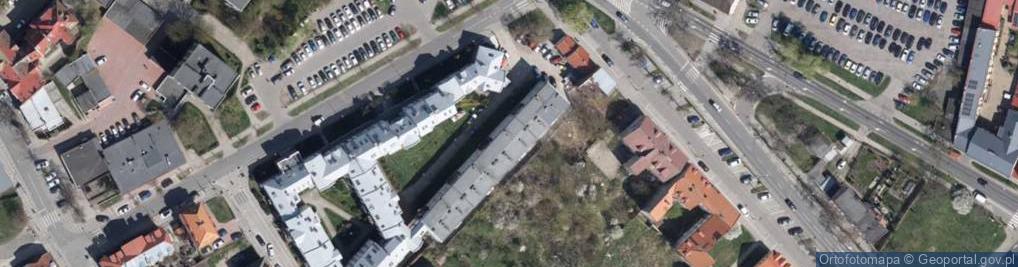 Zdjęcie satelitarne Stowarzyszenie Romów w Płocku