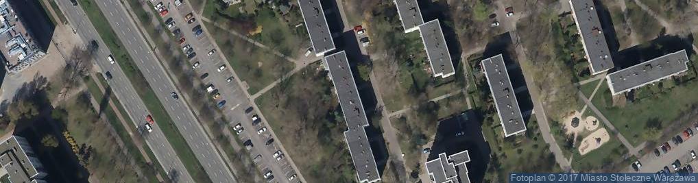 Zdjęcie satelitarne Stowarzyszenie Użytkowników Działek Zespołu Ogrodowo Rekreacyjnego w Mieszkowie