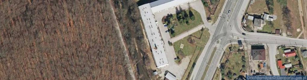 Zdjęcie satelitarne Świętokrzyski Okręgowy Związek Łuczniczy w Kielcach