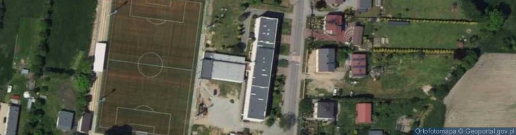 Zdjęcie satelitarne Szkoła Podstawowa im Jana Pawła II w Psarach