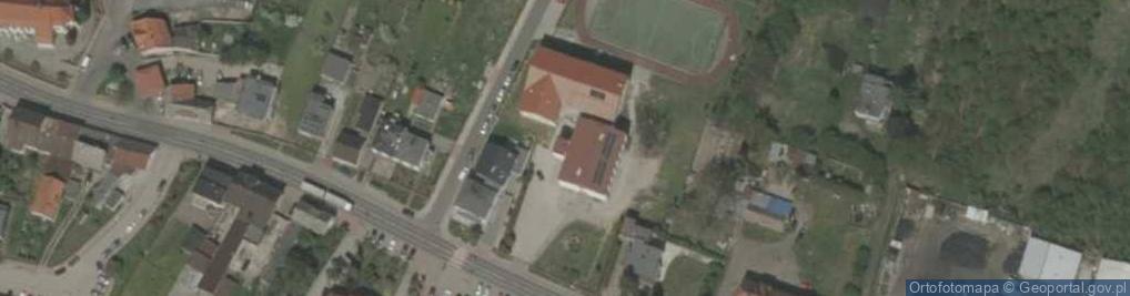 Zdjęcie satelitarne Szkoła Podstawowa im Juliusza Rogera w Sośnicowicach