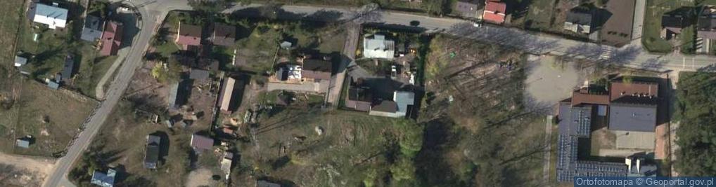 Zdjęcie satelitarne Szkoła Podstawowa im Karola Wojtyły w Hucie Mińskiej z S w Cielechowiźnie