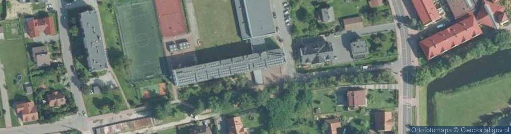 Zdjęcie satelitarne Szkoła Podstawowa im Króla Kazimierza Wielkiego w Niepołomicach