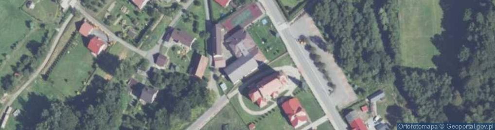 Zdjęcie satelitarne Szkoła Podstawowa im Marii Skłodowskiej Curie w Jachówce