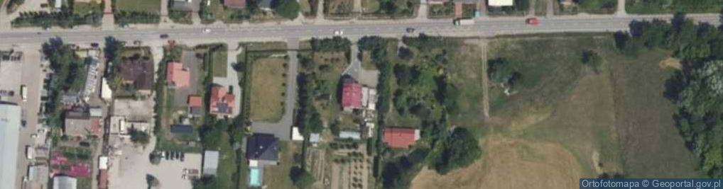 Zdjęcie satelitarne Szkoła Podstawowa im Mieczysława Kaczyńskiego w Pracach Małych