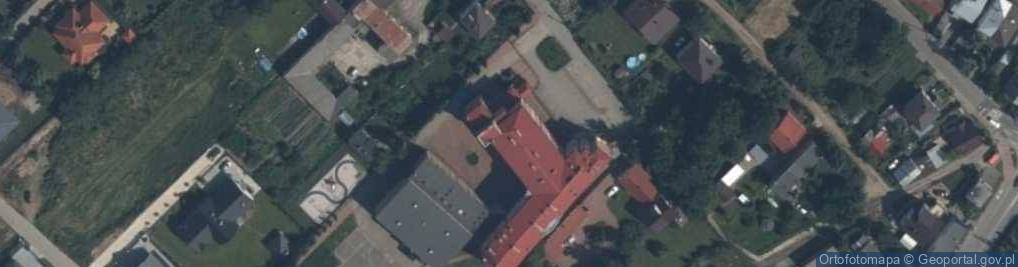 Zdjęcie satelitarne Szkoła Podstawowa nr 1 im Janusza Kusocińskiego w Sokołowie Podlaskim