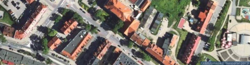 Zdjęcie satelitarne Szkoła Podstawowa nr 1 w Kętrzynie