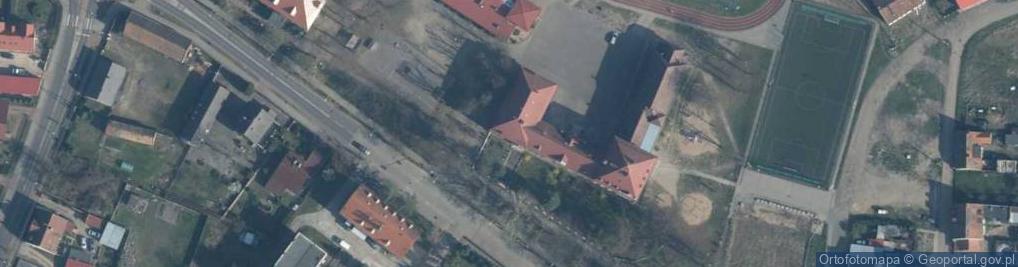 Zdjęcie satelitarne Szkoła Podstawowa nr 1 z Oddziałami Integracyjnymi im Henryka Sienkiewicza w Rzepinie