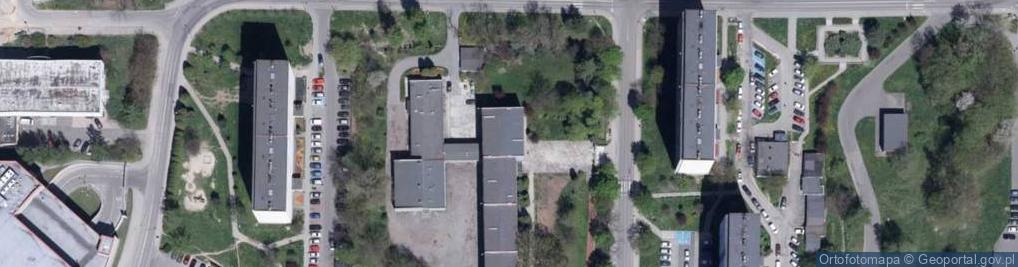 Zdjęcie satelitarne Szkoła Podstawowa nr 10 im M Skłodowskiej Curie