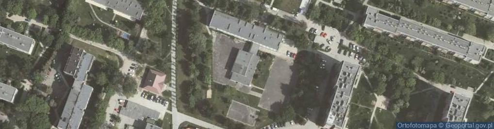 Zdjęcie satelitarne Szkoła Podstawowa nr 117 w Krakowie