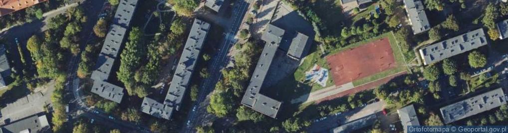 Zdjęcie satelitarne Szkoła Podstawowa nr 15 im Jana Pawła II w Katowicach