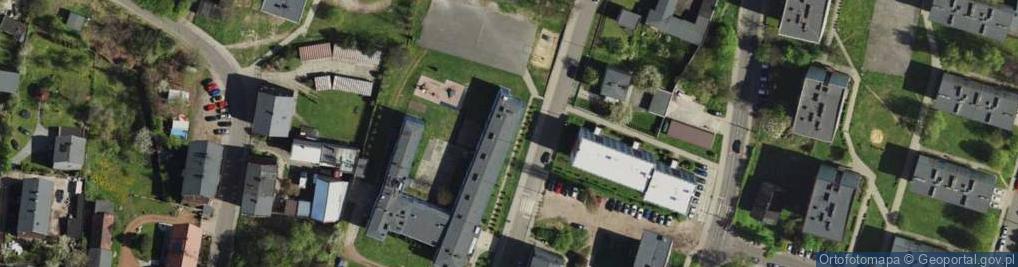 Zdjęcie satelitarne Szkoła Podstawowa nr 18 im Powstańców Śląskich