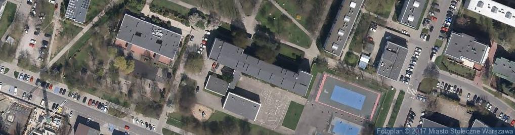Zdjęcie satelitarne Szkoła Podstawowa nr 191 im Józefa Ignacego Kraszewskiego