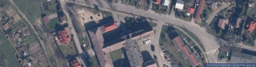 Zdjęcie satelitarne Szkoła Podstawowa nr 2 im Leonida Teligi w Pyrzycach