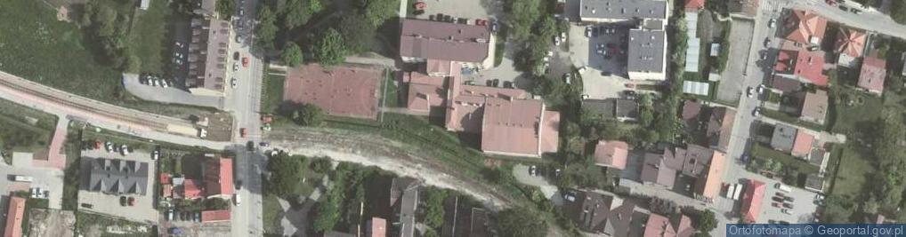 Zdjęcie satelitarne Szkoła Podstawowa nr 2 im T Kościuszki w Wieliczce