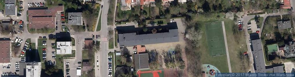 Zdjęcie satelitarne Szkoła Podstawowa nr 205 im Żołnierzy Powstania Warszawskiego