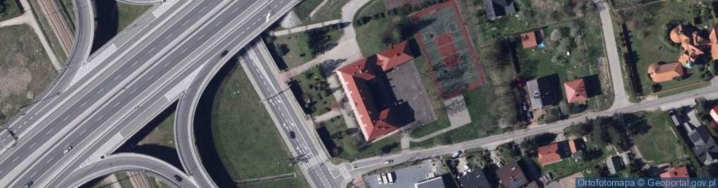 Zdjęcie satelitarne Szkoła Podstawowa nr 24 im T Kościuszki w Bielsku Białej
