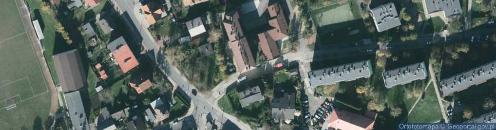 Zdjęcie satelitarne Szkoła Podstawowa nr 3 im Jana Pawła II w Skoczowie
