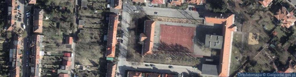 Zdjęcie satelitarne Szkoła Podstawowa nr 3 im Juliusza Słowackiego w Szczecinie