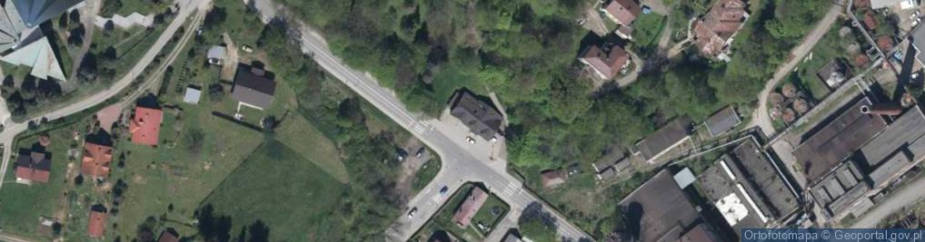 Zdjęcie satelitarne Szkoła Podstawowa nr 3 w Miejskim Zespole Szkół nr 3 im św Jana Kantego w Gorlicach