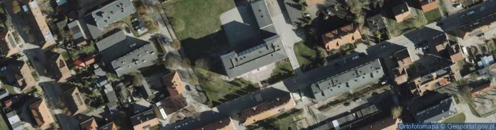 Zdjęcie satelitarne Szkoła Podstawowa nr 4 w Ostródzie