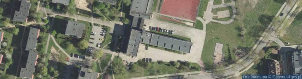 Zdjęcie satelitarne Szkoła Podstawowa nr 43 w Białymstoku