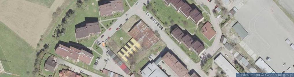 Zdjęcie satelitarne Szkoła Podstawowa nr 6 im Józefa Rajskiego Burmistrza Nowego Targu