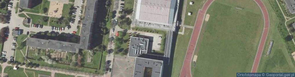 Zdjęcie satelitarne Szkoła Podstawowa nr 9 w Łomży