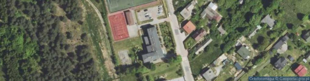 Zdjęcie satelitarne Szkoła Podstawowa w Ludwinowie